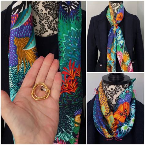 ways to wear your hermes scarf|hermes scarf tying instructions.